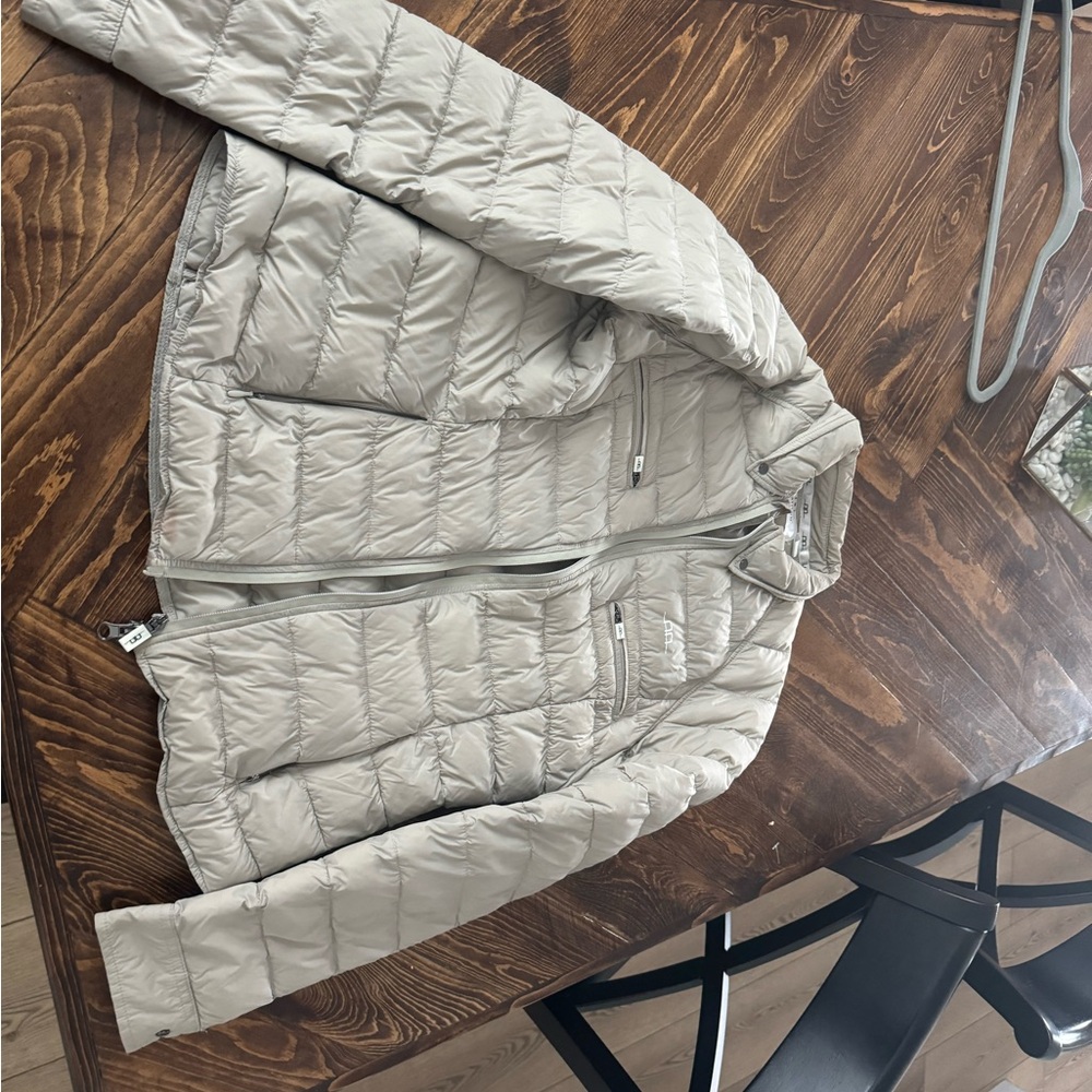 Women's Cream Quilted Jacket